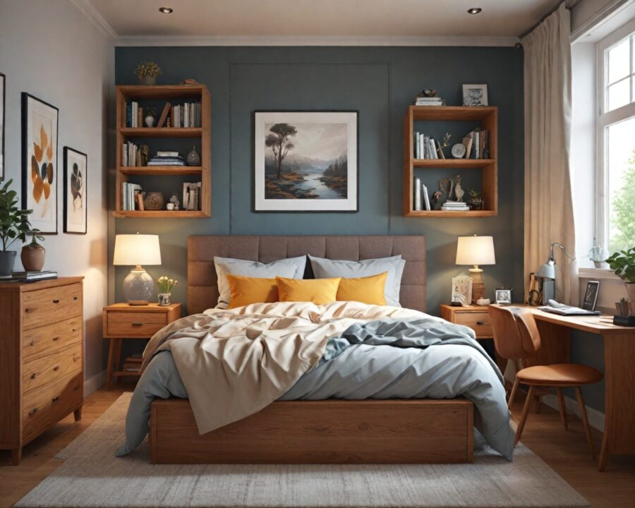 Como organizar um quarto pequeno de forma prática e funcional