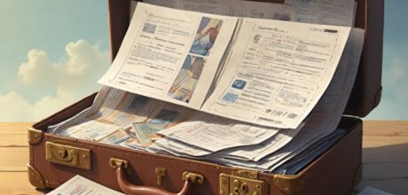 como organizar documentos de viagem de forma prática