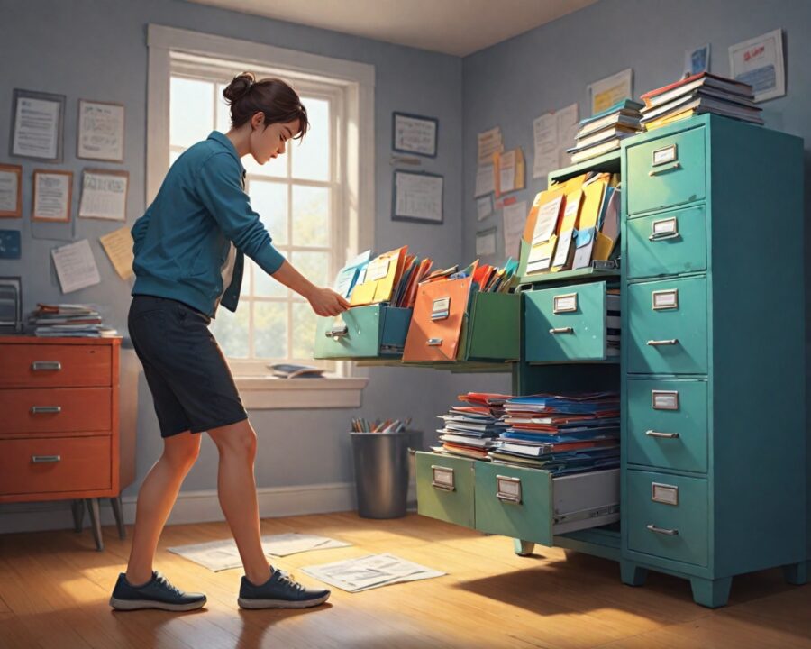 Como usar pastas organizadoras para otimizar sua rotina