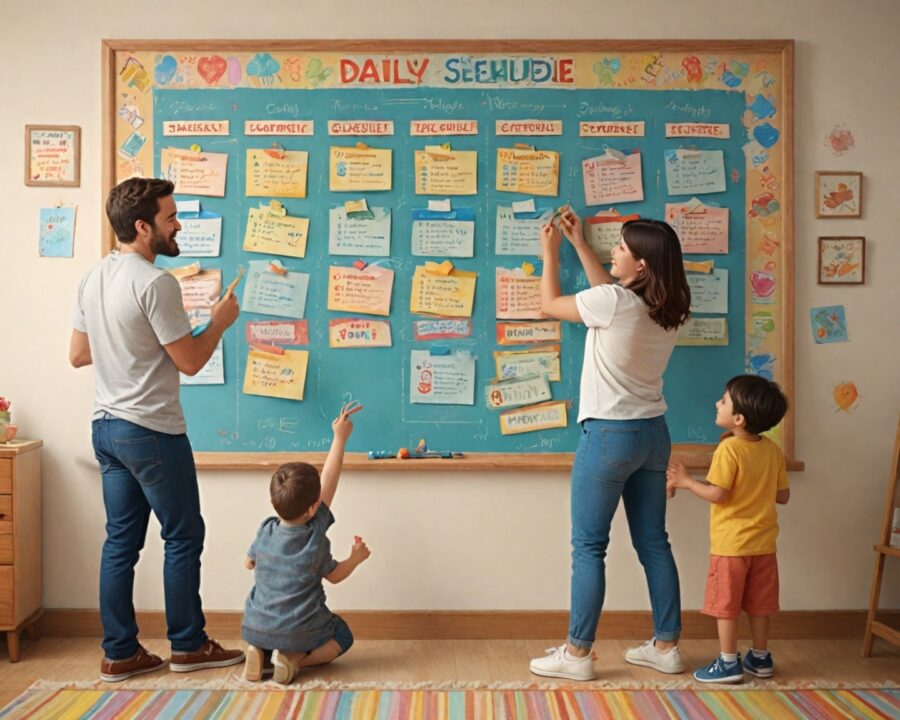Como criar uma rotina eficaz para filhos e facilitar o dia a dia