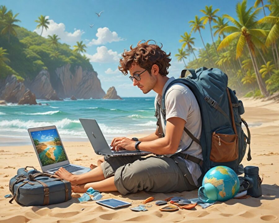 Como começar um negócio nômade digital e viver viajando